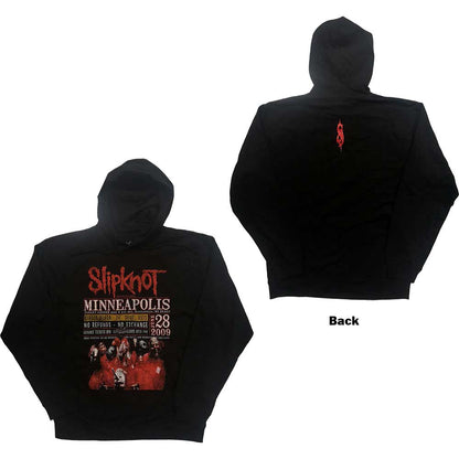 Slipknot Unisex Pullover Hoodie: Minneapolis '09 (Back Print & Eco-Friendly) Trui met capuchon