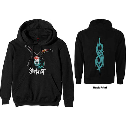 Slipknot Unisex Pullover Hoodie: Graphic Goat (Back Print) Trui met capuchon