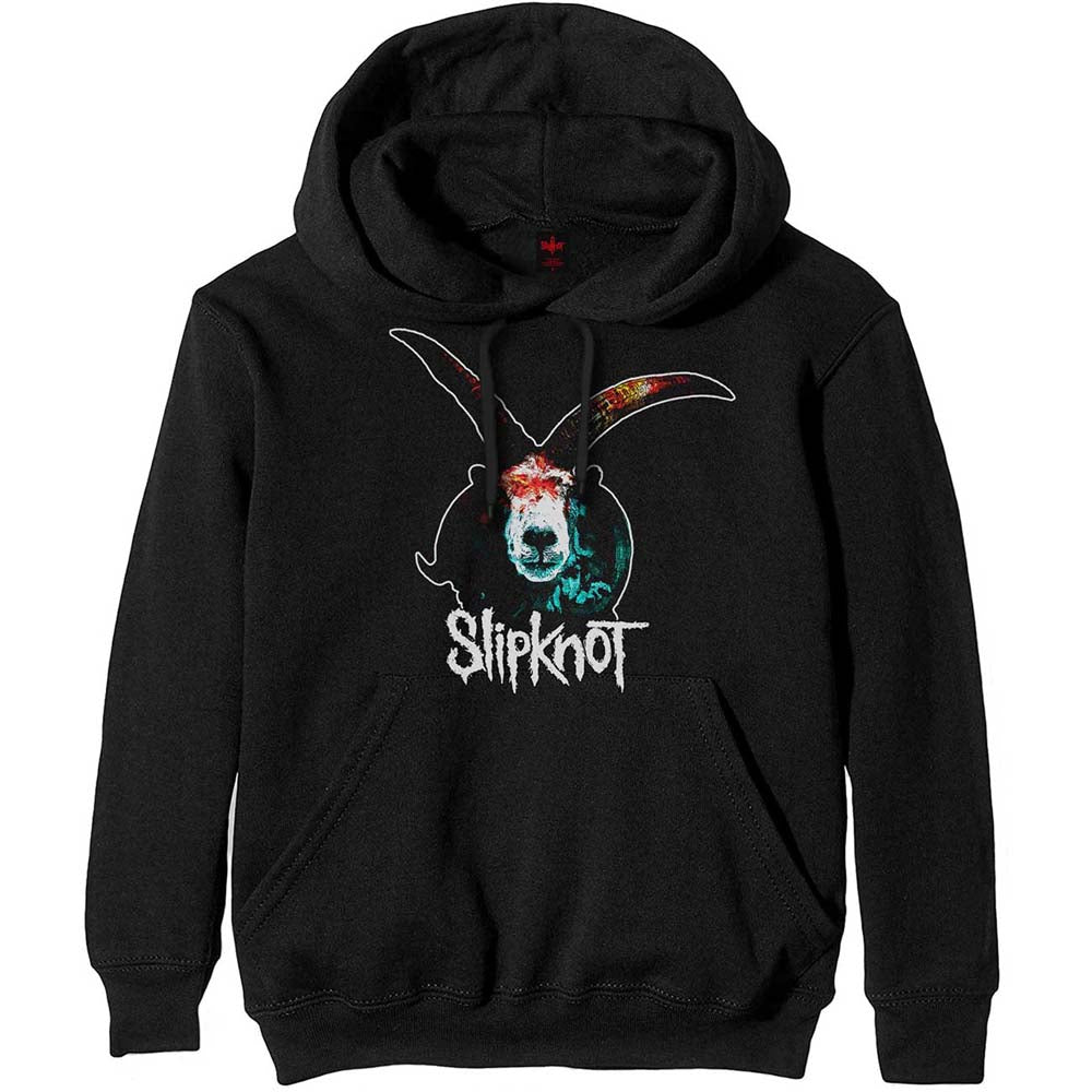 Slipknot Unisex Pullover Hoodie: Graphic Goat (Back Print) Trui met capuchon