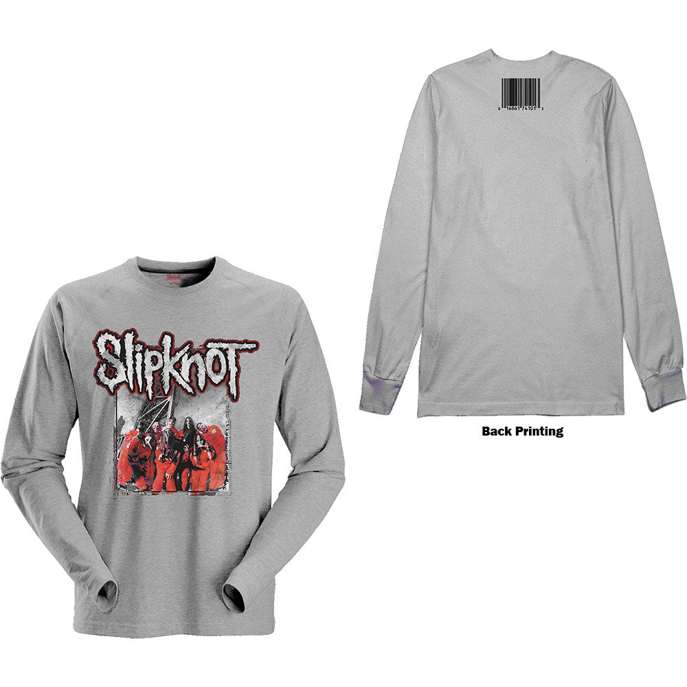 Slipknot Unisex Long Sleeve T-Shirt: Self-Titled (Back Print) Long Sleeve T-Shirt