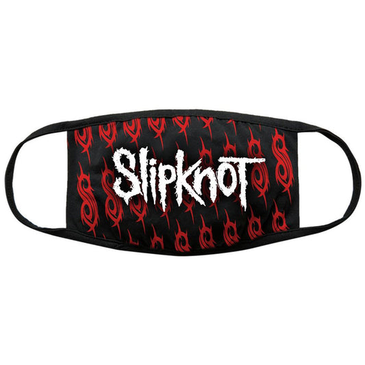 Slipknot Face Mask: White Logo & Sigils Gezichtsmasker