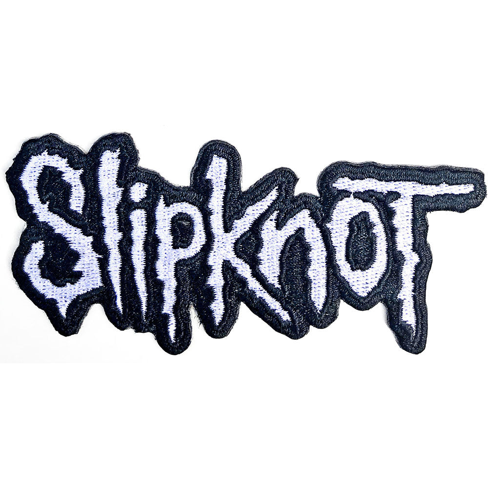 Slipknot Standard Patch: Cut-Out Logo Black Border Standaard patch