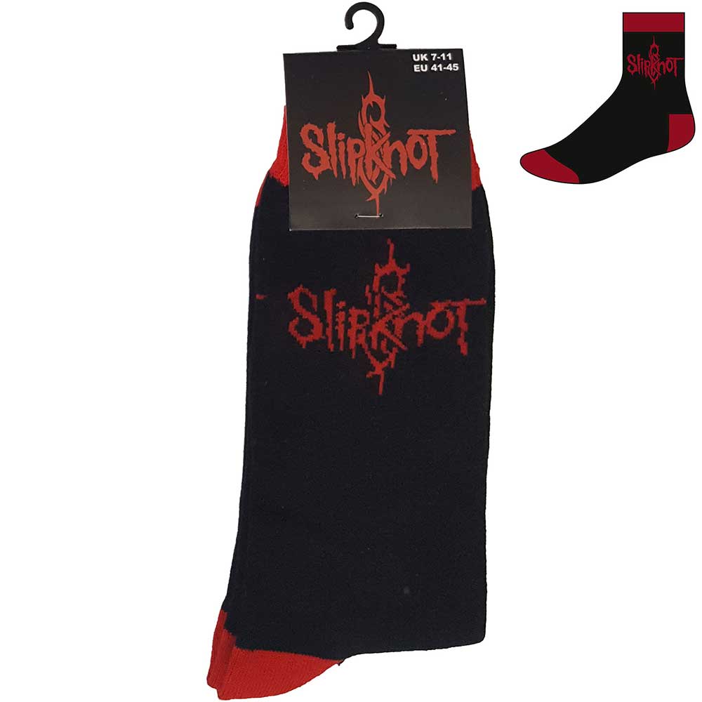 Slipknot Unisex Ankle Socks: Logo (UK Size 7 - 11) Enkelsokken