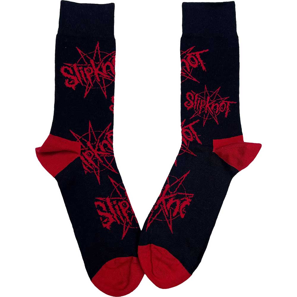 Slipknot Unisex Ankle Socks: Logo & Nonagram (UK Size 7 - 11) Enkelsokken