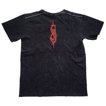 Slipknot Unisex T-Shirt: Logo (Wash Collection & Back Print) T-Shirt