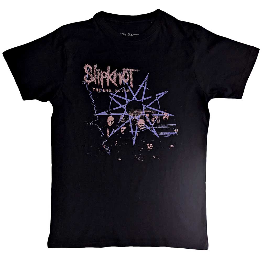 Slipknot Unisex T-Shirt: The End So Far Band Photo (Back Print) T-Shirt