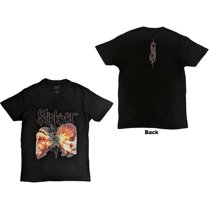 Slipknot Unisex T-Shirt: 2 Faces (Back Print) T-Shirt