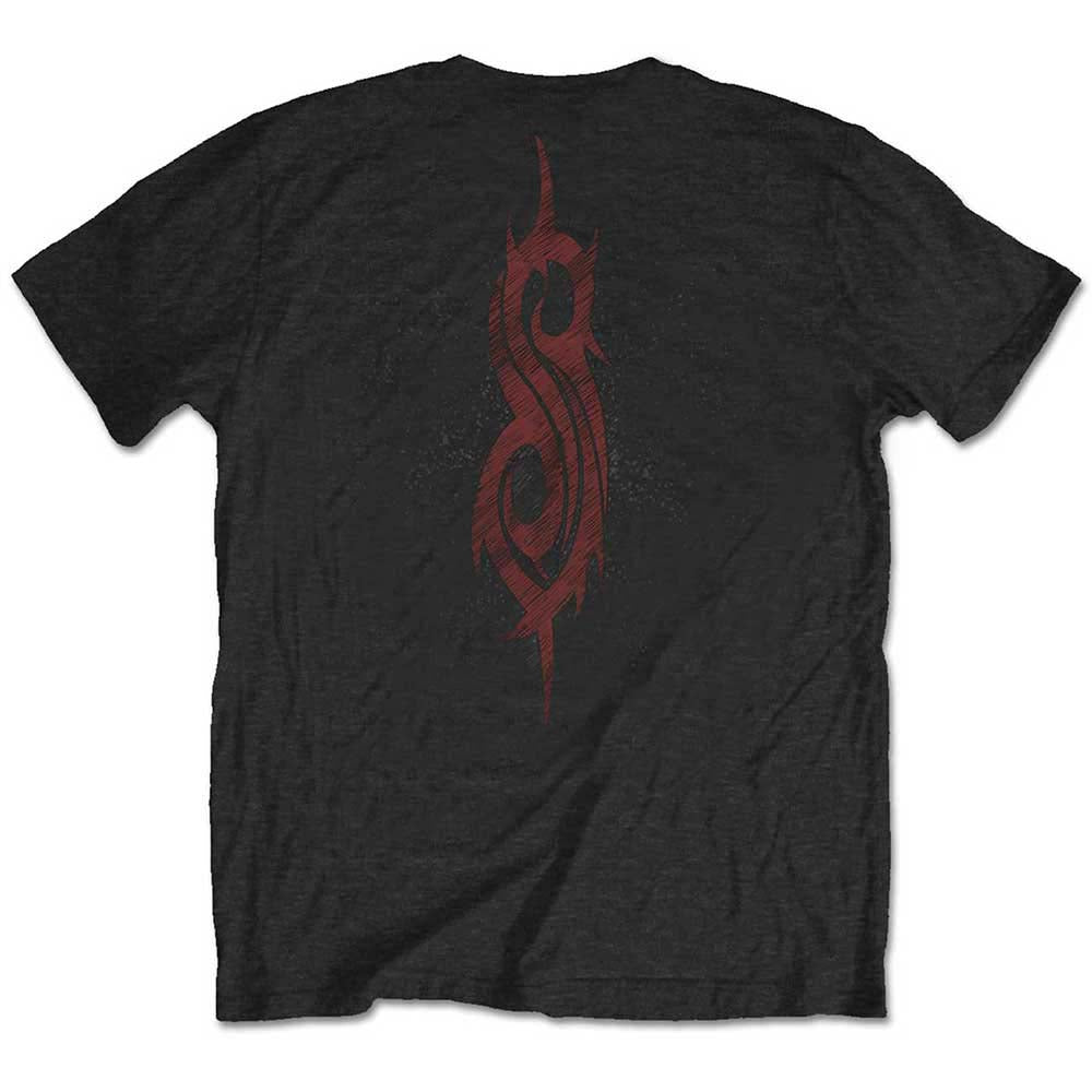 Slipknot Unisex T-Shirt: Sketch Boxes (Back Print) T-Shirt