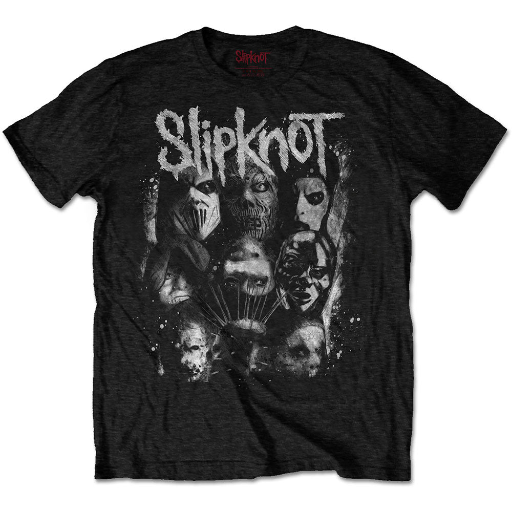 Slipknot Unisex T-Shirt: WANYK White Splatter (Back Print) T-Shirt