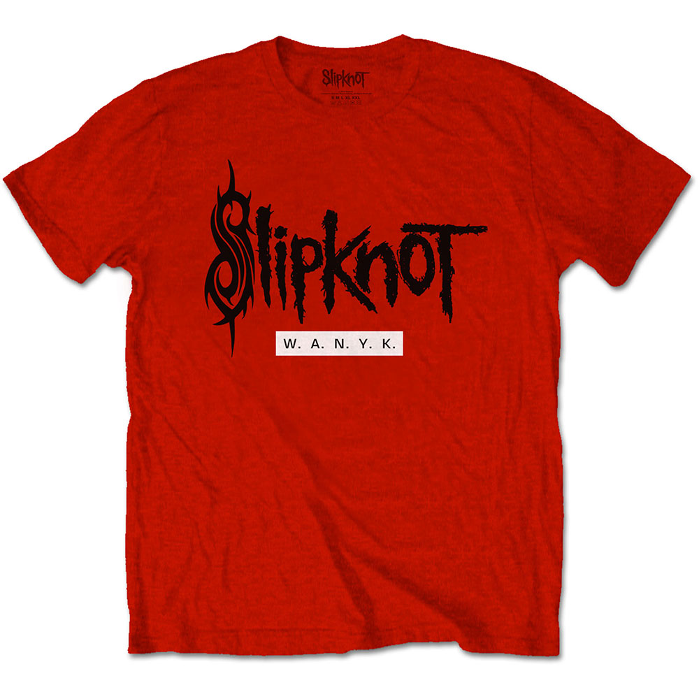 Slipknot Unisex T-Shirt: WANYK (Back Print) T-Shirt