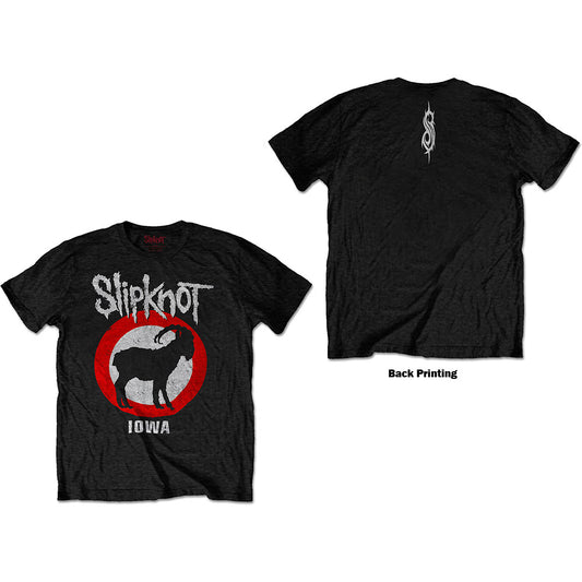 Slipknot Unisex T-Shirt: Iowa Goat (Back Print) T-Shirt