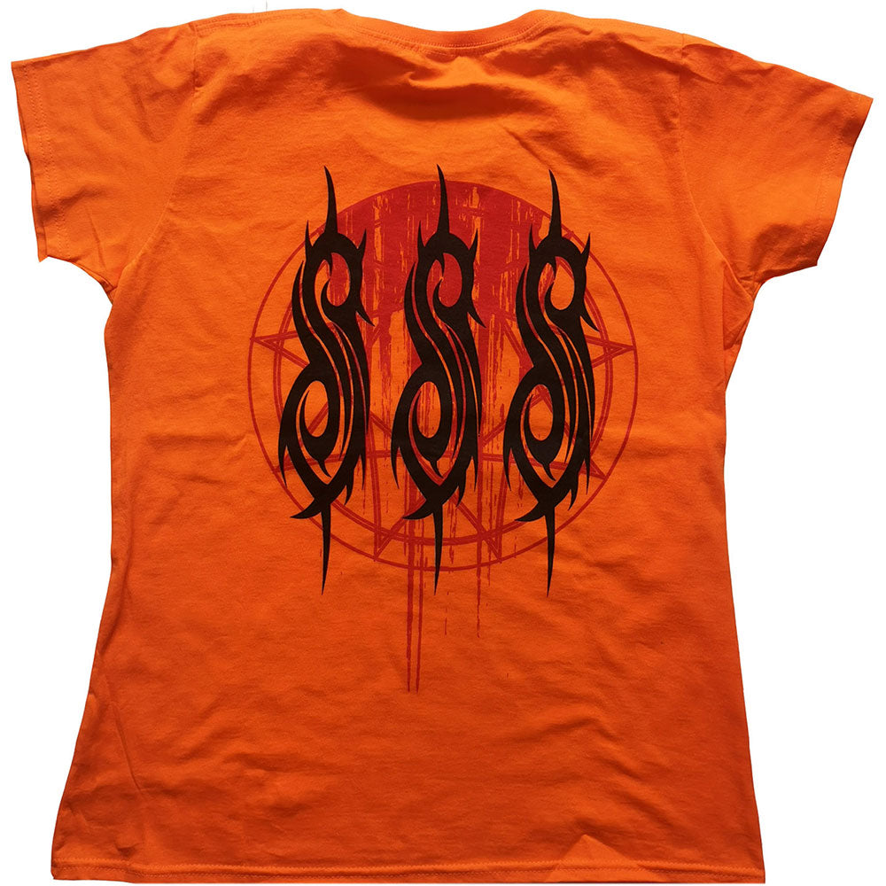 Slipknot Ladies Tee: Winged Devil (Back Print) T-Shirt