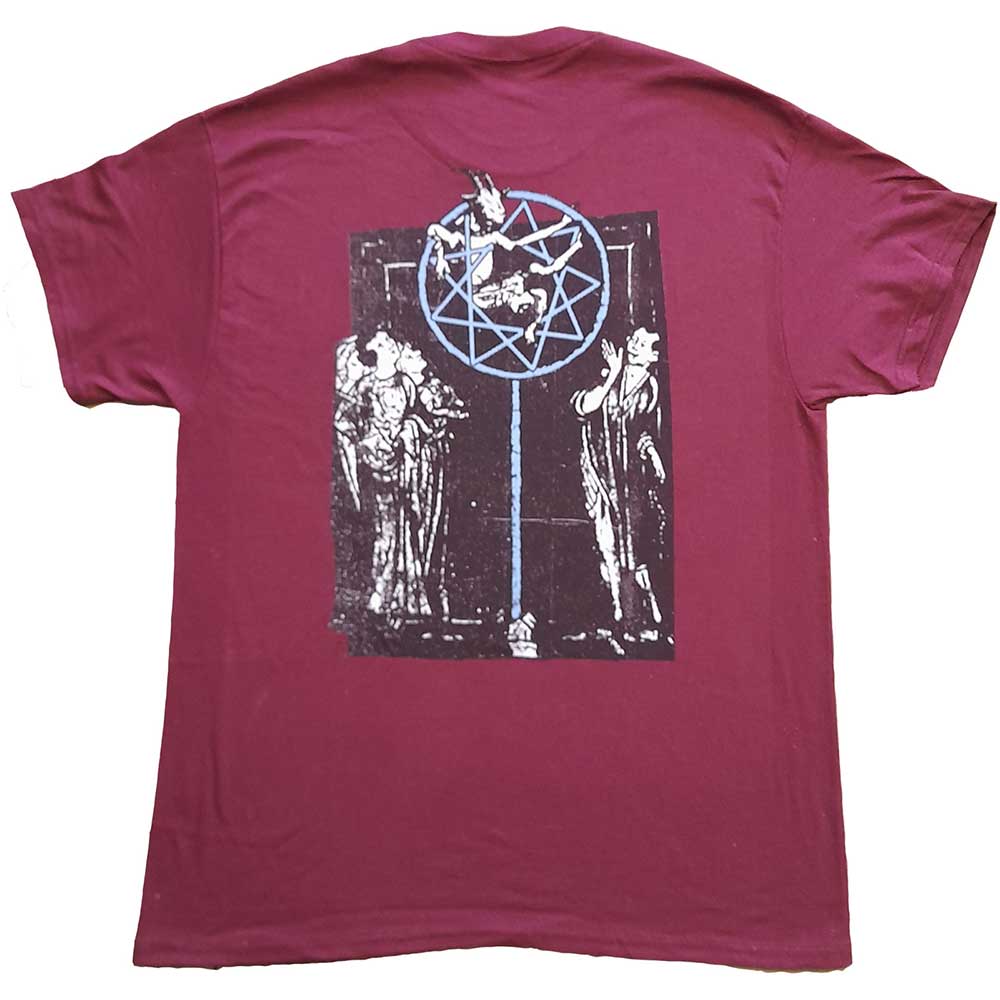 Slipknot Unisex T-Shirt: Goat Logo Demon (Back Print) T-Shirt