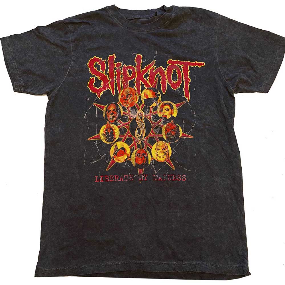 Slipknot Kids T-Shirt: Liberate (Wash Collection & Back Print) T-Shirt