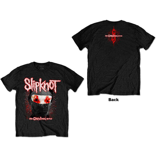 Slipknot Unisex T-Shirt: Chapeltown Rag Mask (Back Print) T-Shirt