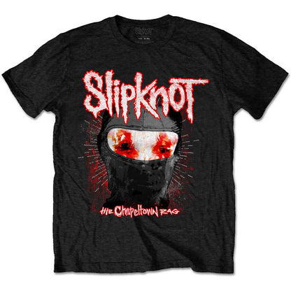 Slipknot Unisex T-Shirt: Chapeltown Rag Mask (Back Print) T-Shirt