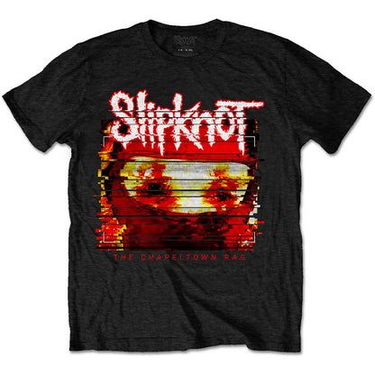 Slipknot Unisex T-Shirt: Chapeltown Rag Glitch (Back Print) T-Shirt