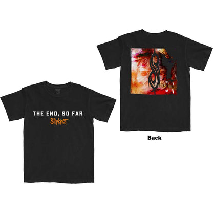 Slipknot Unisex T-Shirt: The End, So Far Album Cover (Back Print) T-Shirt