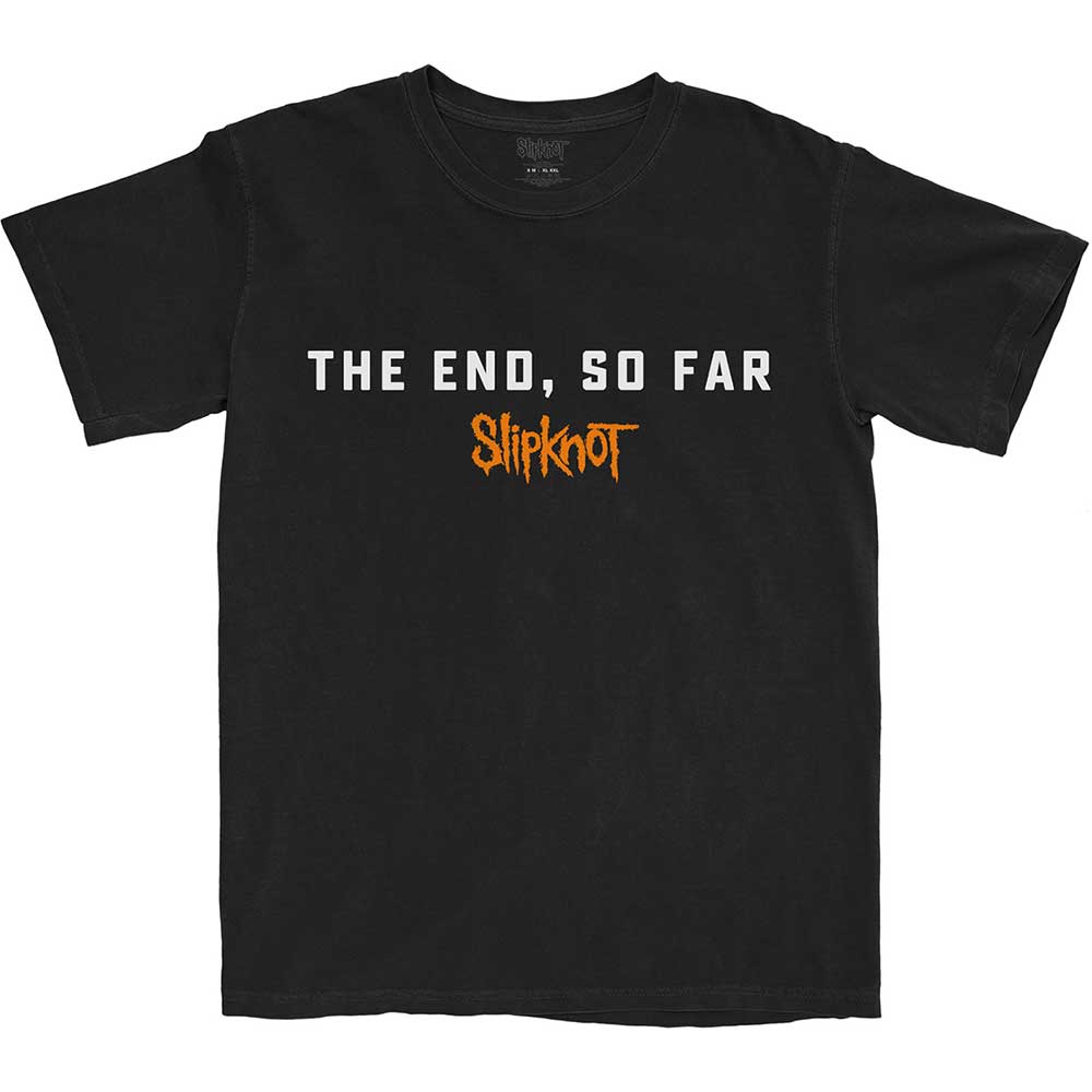 Slipknot Unisex T-Shirt: The End, So Far Album Cover (Back Print) T-Shirt