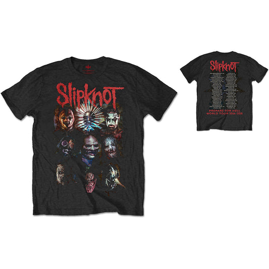 Slipknot Unisex T-Shirt: Prepare for Hell 2014-2015 Tour (Back Print) T-Shirt