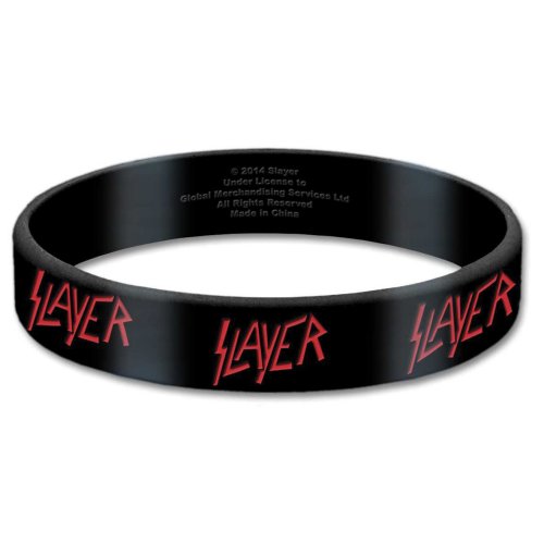Slayer Gummy Wristband: Logo Polsband