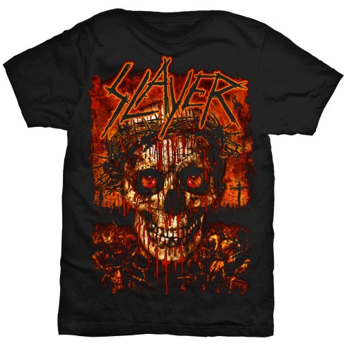 Slayer Unisex T-Shirt: Crowned Skull T-Shirt