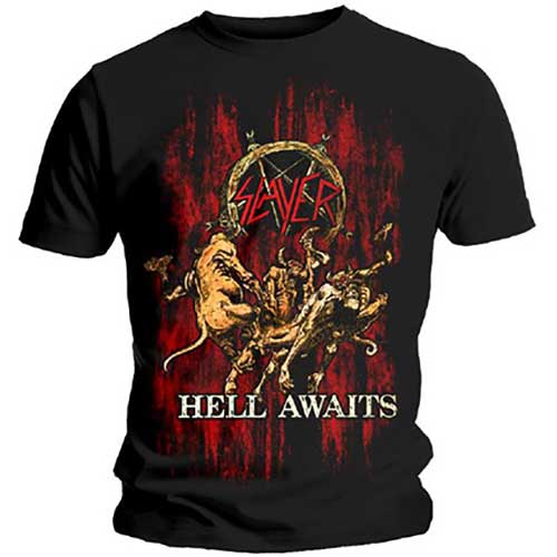 Slayer Unisex T-Shirt: Hell Awaits T-Shirt