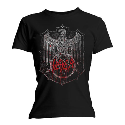 Slayer Ladies T-Shirt: Bloody Shield T-Shirt