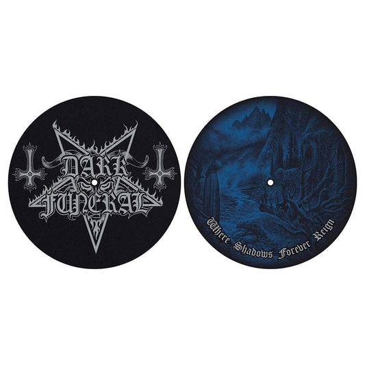 Dark Funeral Turntable Slipmat Set: Where Shadows Forever Reign Set draaitafel-slipmatten