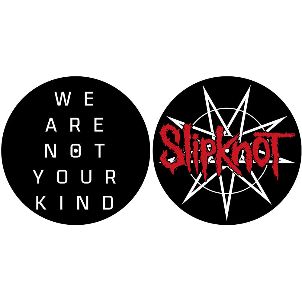 Slipknot Turntable Slipmat Set: We Are Not Your Kind Set draaitafel-slipmatten