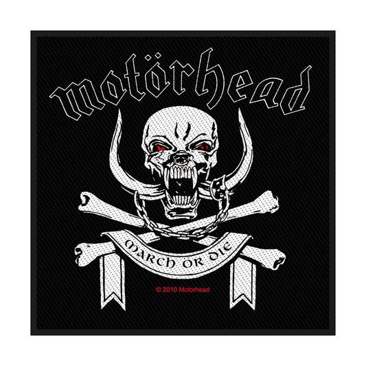 Motorhead Standard Patch: March Or Die (Loose) Standaard patch