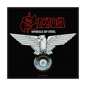 Saxon Standard Patch: Wheels of Steel (Loose) Standaard patch