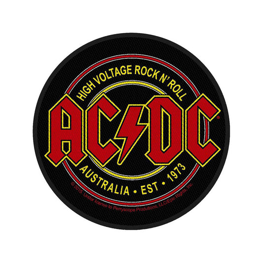 AC/DC Standard Patch: High Voltage Rock N Roll (Loose) Standaard patch