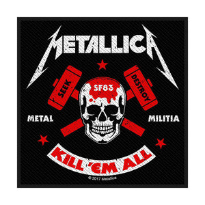 Metallica Standard Patch: Metal Militia (Loose) Standaard patch