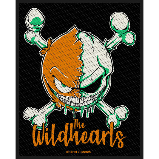 The Wildhearts Standard Patch: Green Skull (Loose) Standaard patch