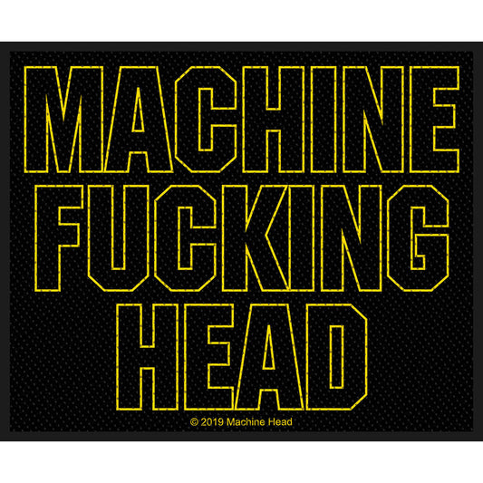 Machine Head Standard Patch: Machine Fucking Head (Loose) Standaard patch
