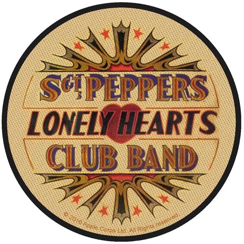 The Beatles Standard Patch: Sgt Peppers Lonely Hearts Club Band (Loose) Standaard patch