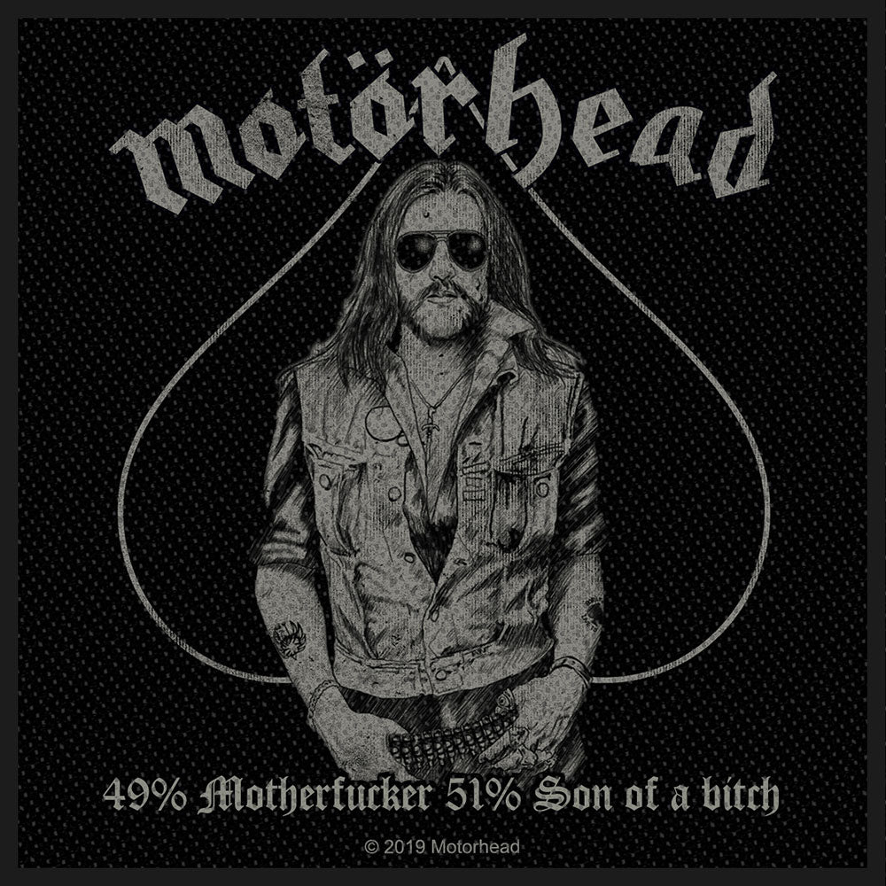 Motorhead Standard Patch: 49% Motherfucker (Loose) Standaard patch