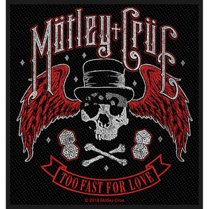 Motley Crue Standard Patch: Too Fast For Love (Loose) Standaard patch
