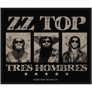 ZZ Top Standard Patch: Tres Hombres (Loose) Standaard patch