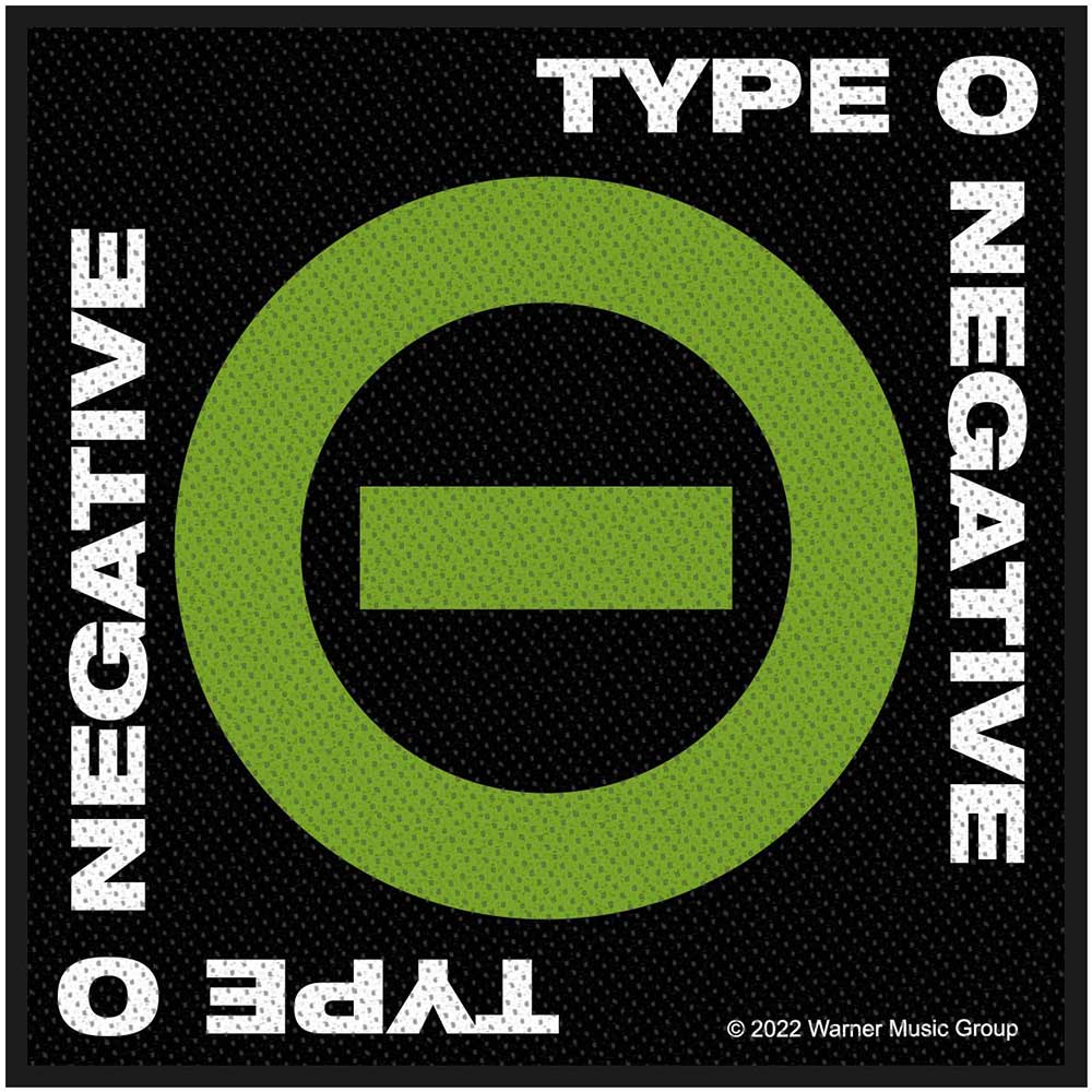 Type O Negative Standard Patch: Negative Symbol Standaard patch