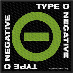 Type O Negative Standard Patch: Negative Symbol Standaard patch