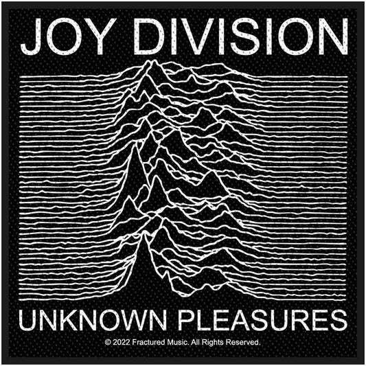 Joy Division Standard Patch: Unknown Pleasures (Loose) Standaard patch