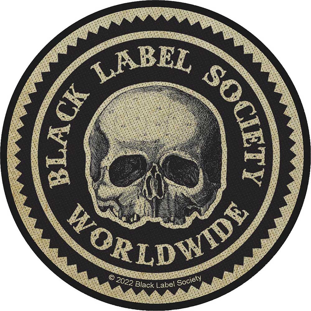 Black Label Society Standard Patch: Worldwide (Loose) Standaard patch