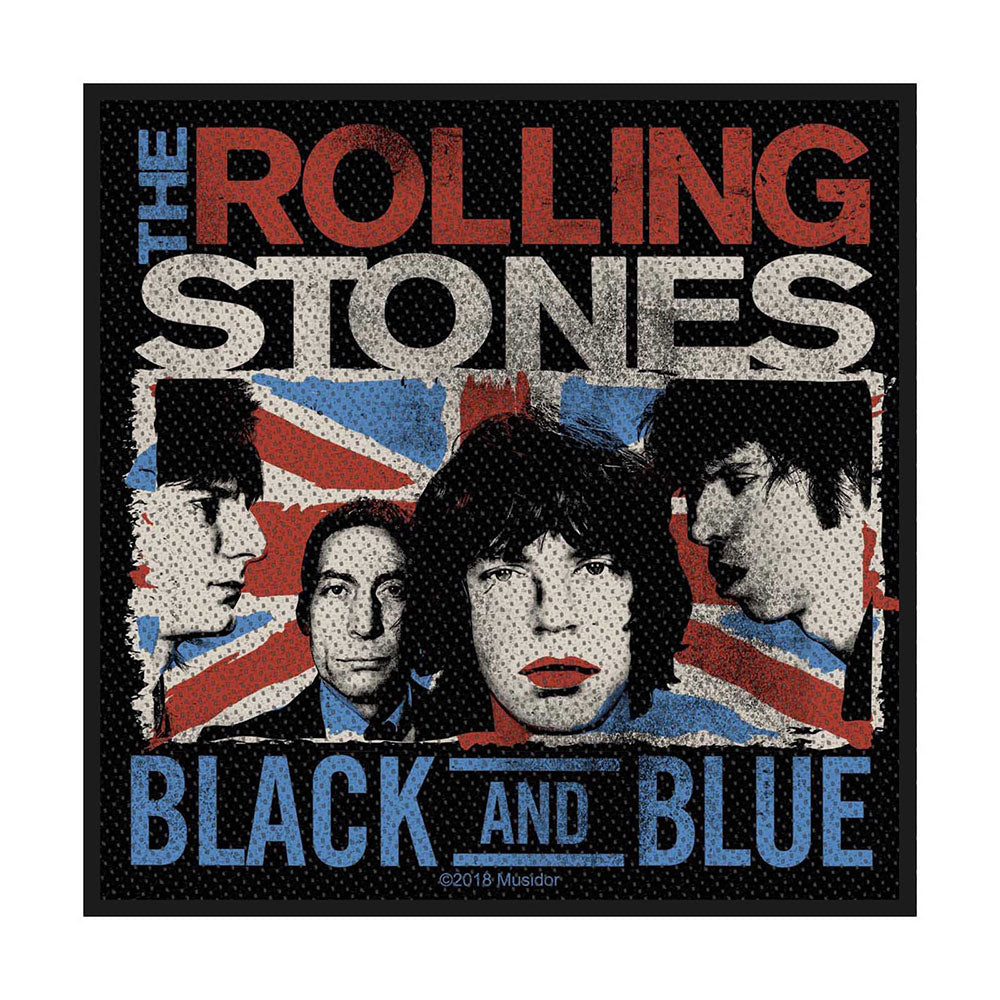 The Rolling Stones Standard Patch: Black & Blue (Retail Pack) Standaard patch