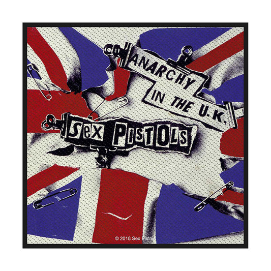 The Sex Pistols Standard Patch: Anarchy in the UK (Retail Pack) Standaard patch