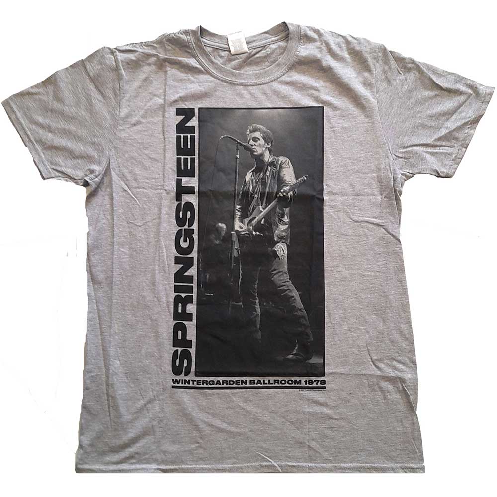 Bruce Springsteen Unisex T-Shirt: Wintergarden Photo T-Shirt