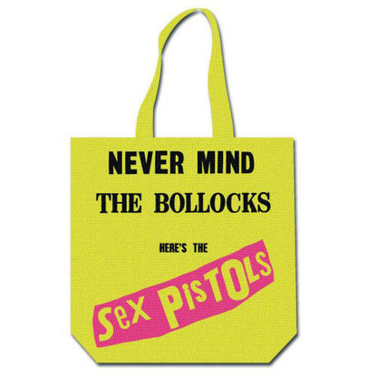 The Sex Pistols Cotton Tote Bag: Never Mind the Bollocks (Back Print) Katoenen draagtas