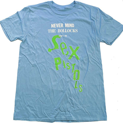 The Sex Pistols Unisex T-Shirt: Never Mind The Bollocks Drop Logo T-Shirt