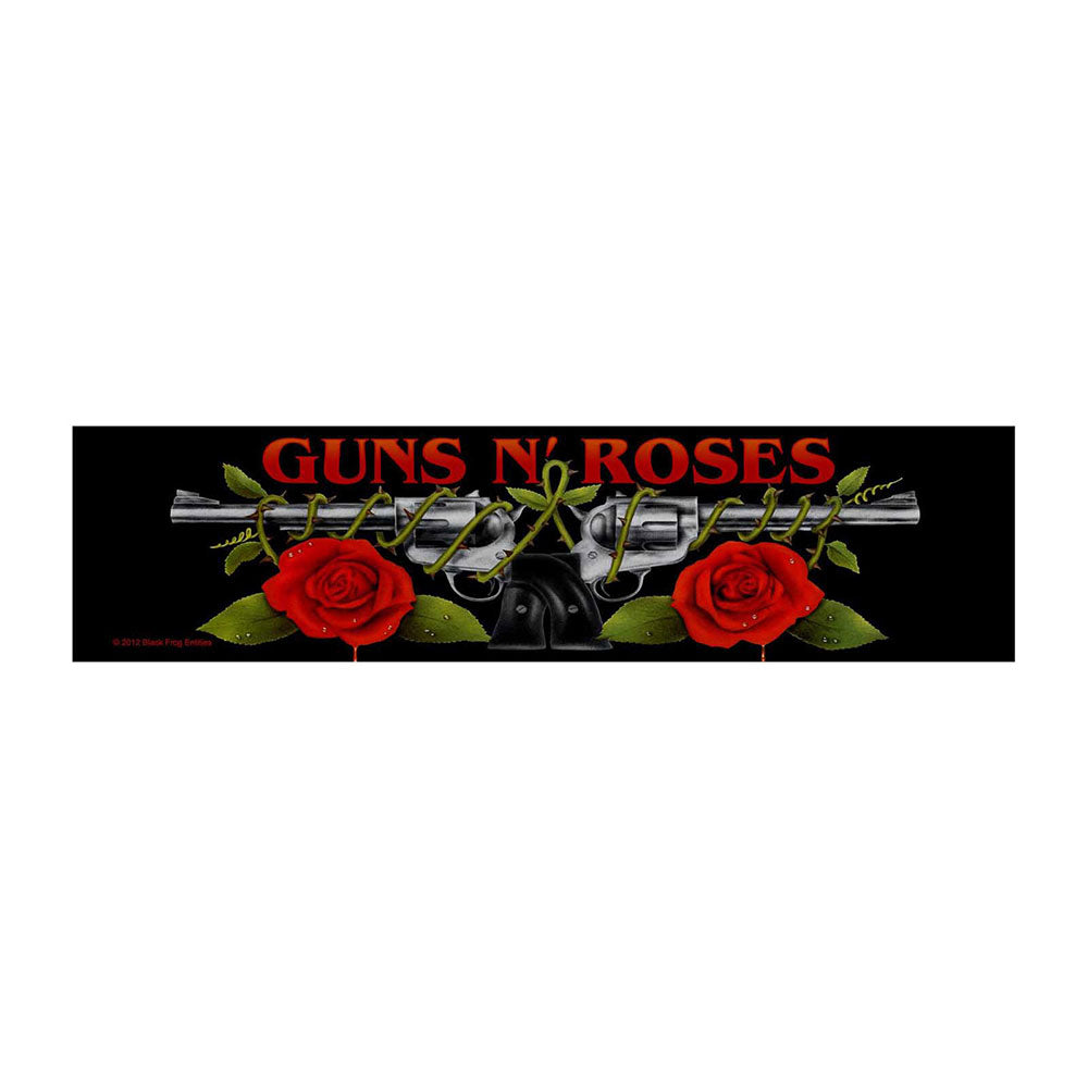 Guns N' Roses Super Strip Patch: Logo/Roses (Retail Pack) Super Strip-patch